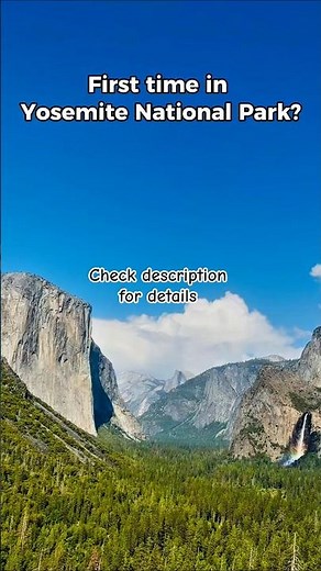 5 Yosemite National Park stops to save for your trip.Check description for details.#yose #yosemite