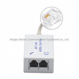 [Hot Item] Phone Rj11 Line Splitter Filter Telephone ADSL VDSL Splitter