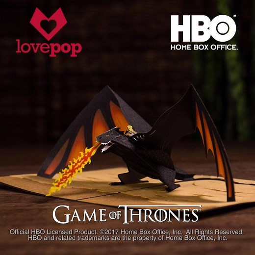 2K reactions · 389 shares | Celebrate the final season of Game of Thrones with an officially licensed pop up card design from Lovepop. | Lovepop Cards | Facebook