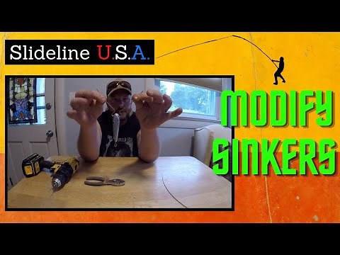 Modifying Sinkers for Non-Return Slide Fishing: Slideline USA Tackle Tuesday