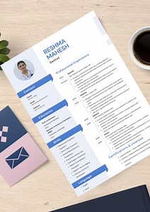 Two One-page Resume Versions | Dentist | Cover Letter | ATS | Minimalistic | Modern Design | Canva | Easy Edit - Etsy Canada