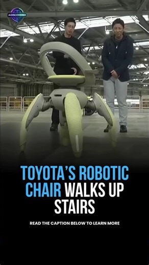 Toyota's Robotic Chair Walks Up Stairs