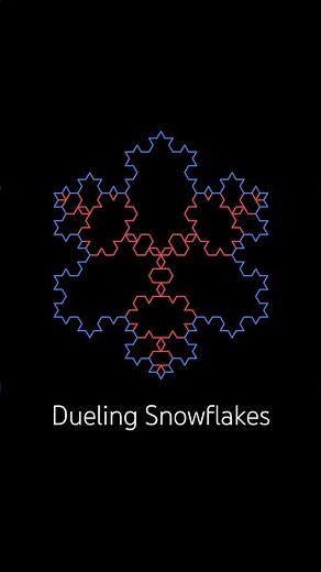 Dueling Snowflakes