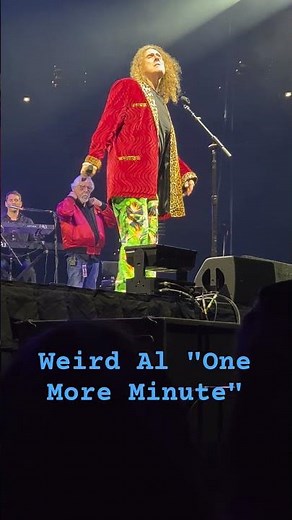 Weird Al Yankovic "One More Minute" concert