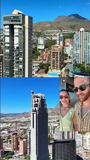 Estas son las vistas desde el ascensor panorámico del Gran Hotel Bali #benidorm #granhotelbali