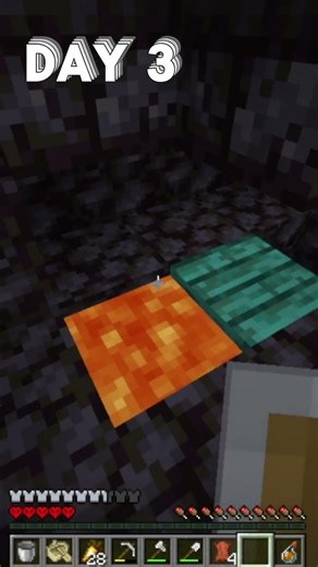 10 Minute Minecraft - 5 Hearts: Day 3 #minecraft #survival