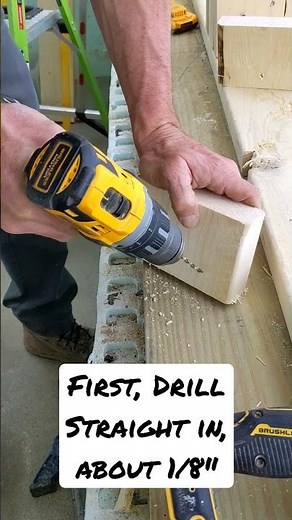 Clever Way to Toe-Screw a 2x4 without splitting