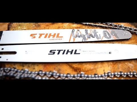 Stihl Light 04 vs Rollomatic E bar - cutting performance comparison