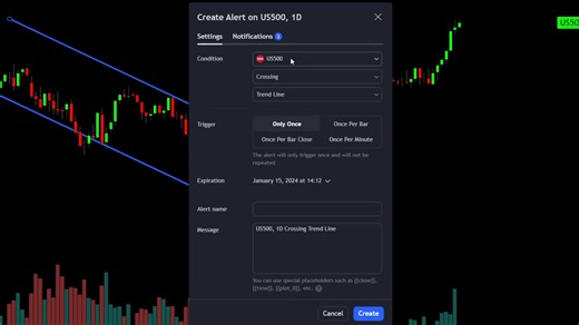 12K views · 351 reactions | TradingView Indicator Alerts  (Fast Tutorial) | How to set Alerts on TradingView | Mind Math Money | Facebook