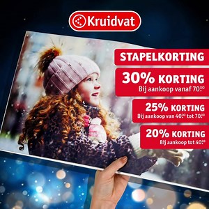 Je mooiste foto’s verdienen een boek. Leuk om later terug te kijken! Nu tot wel 30% stapelkorting op fotoboeken. | Kruidvat NL