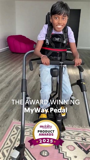385K views · 10K reactions | Wow, we were delighted to learn that the MyWay Pedal with Sunrise Medical has been awarded the 2025 Mobility Gait Trainer Award. The Mobility Management Product Awards program honours outstanding product development in Complex Rehab Technology (CRT) and accessibility. We are thrilled to be acknowledged, these smiles will show you why. #gaittrainer #walkingframe #myway #mywaypedal #physiotherapist #sen #accessibility | Leckey | Facebook