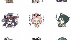 Genshin Impact Line Stickers Feature Ganyu and Xiao