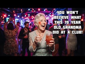 70 Year Old Grandma Decides to Party in a Nightclub Before Passing | Story