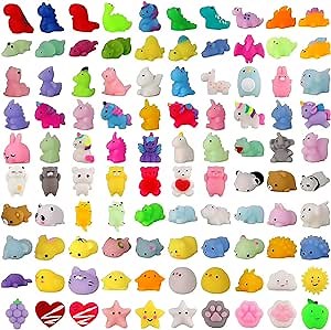 Amazon.com: Yscare Squishies 100 Pcs Mochi Squishy Toys,Kids Party Favors Kawaii Mini Squishy Toy,Stress Relief Toys Squishies Bulk Toys, Classroom Prizes Birthday Party Gifts for Kids Adults : Toys & Games