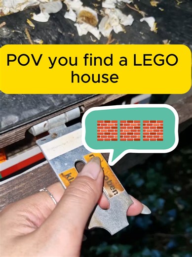 💚 Geocache of the Week 💚 🔐🧱 This LEGO® cache is full of surprises. Would you crack the code? 🧱🔐 📹: nhamymaus #geocaching #germany #explore #fyp #GC86BFD