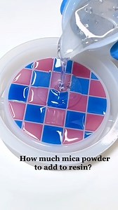 How much mica powder to add to resin? #resintips #resinart #resinpour #resindemolding | Shooters' Haven | Facebook