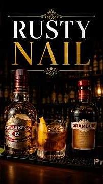 How to Make a Rusty Nail | Scottish Cocktail with Whisky and Drambuie 🥃