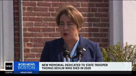 Fallen State Trooper Thomas Devlin honored with memorial