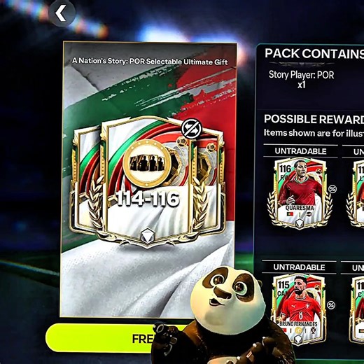 POR ULTIMATE SELECTABLE GIFT 🎁🔥 #fcmobile