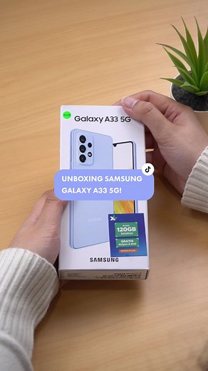 Siapa yang udah nungguin kita unboxing Samsung Galaxy A33 5G? Nih, kita kasih liat apa aja yang didapetin dengan harga start from Rp 4,699,000! ❤️‍🔥 #pricebook_id #kelastekno #fyp #samsunggalaxya335g
