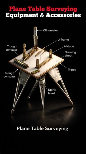 Plane Table Surveying | Parts, Setup & Working | Basic Knowledge of Civil Engineering #surveying