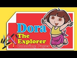 Dora The Explorer Coloring Game Play #videoforkids