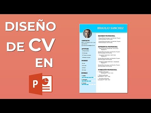 Diseño de curriculum vitae en PowerPoint
