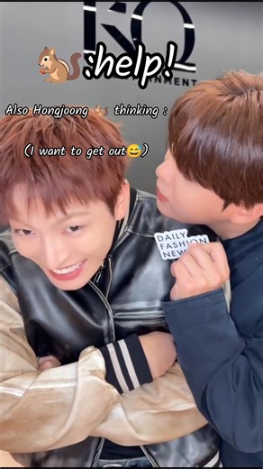 Poor squirrel Hong 😅 #hongjoong #ateez #에이티즈