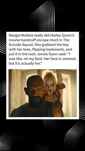 Margot Robbie Pulled Off Harley Quinn’s Wild Handcuff Escape for Real in The Suicide Squad