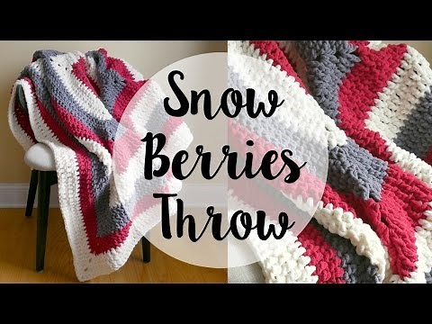 How To Crochet The Snow Berries Throw