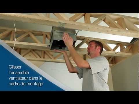 Installation d'un ventilateur Broan Ultra