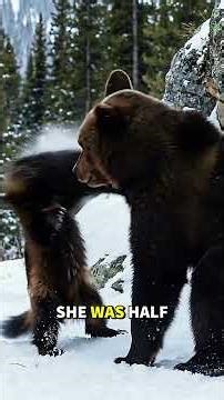 The Brave Wolverine That Faced a Grizzly