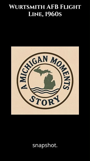 Wurtsmith Air Force Base in Oscoda, Michigan, pictured in the 1960s with jet fighters on the flight line. Once a Cold War hub, it linked Lake Huron to U.S. defense strategy. | Thumbwind