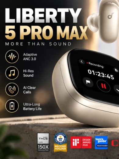 🎧 Meet the Anker Soundcore Liberty 5 Pro Max premium sound meets smarter technology! Enjoy powerful, crystal-clear audio with advanced noise cancellation and a premium listening experience designed for music, calls, work, and everyday life. ✨ 🛡️ 18 Months Warranty 🎵 Premium Sound Quality 🔇 Advanced Noise Cancellation 🎙️ Crystal-Clear Calls 🔋 Long-Lasting Battery Life ✨ Stylish Premium Design Upgrade your everyday listening with Soundcore Liberty 5 Pro Max. 🎶 📲 Order Now from OTC.LK 🌐 ot