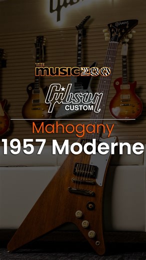 A MODERNE classic is back on the scene - this time via the Gibson Custom shop in all its Mahogany glory! Watch now as Jordo and Rose show off this first of (hopefully) many to make their way to The Music Zoo in 2026! Wanna secure yours? HIT US UP at 516-626-9292, CHAT WITH us online at www.themusiczoo.com or email us at sales@themusiczoo.com! | The Music Zoo