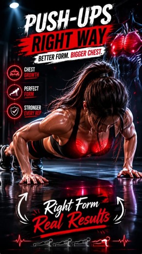 Push-Ups Aise Karoge To Chest Kabhi Grow Nahi Hogi 💪#body #muscle