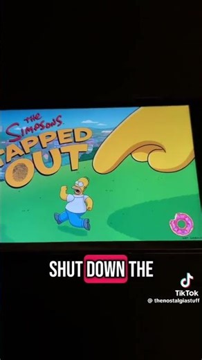 this deteled the Simpsons tapped out app