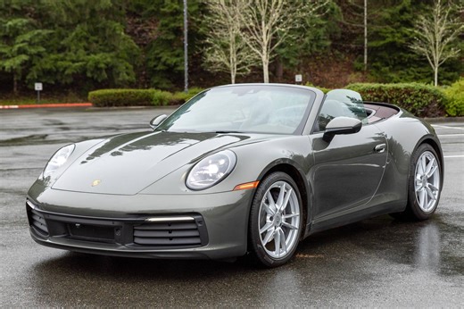 2023 Porsche 911 Carrera Cabriolet - ~4,700 Miles, Twin-Turbo Flat-6, Premium Package, Aventurine Green Metallic, Unmodified