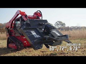 KIOTI Track Loader Brush Cutter Implement