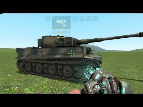 Driving the fastest Tiger1 in Garry's Mod