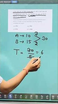 Fast Maths Trick: Time and Work Problem Solving 😎 | Exam Tips