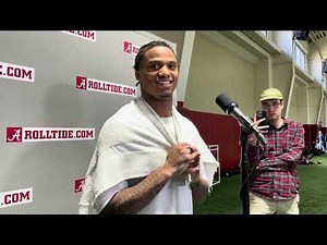 Alabama Football WR Ryan Williams Interview | Oklahoma Week