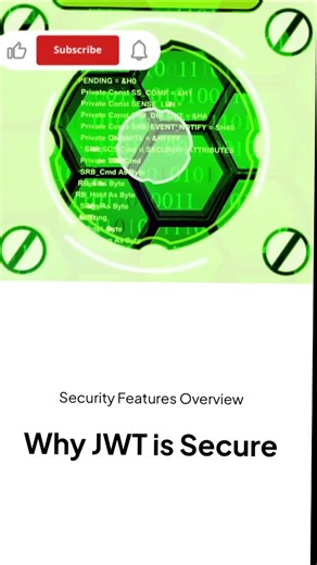 Why JWT is Secure? JWT Token #shorts #shortsfeed #shortvideo #short