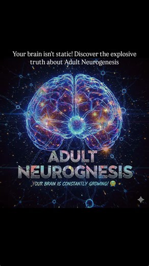 LittleScienceBrief on Instagram: "Adult Neurogenesis is the process where new neurons (nerve cells) are generated from neural stem cells in the adult brain. For a long time, it was believed that the brain stopped producing new neurons shortly after birth, but research has confirmed that this process continues throughout life in specific areas of the mammalian brain, including humans. ​#AdultNeurogenesis #brainfacts #didyouknow #mindblowing #science #sciencefact #neuroscience #humanscience #brain