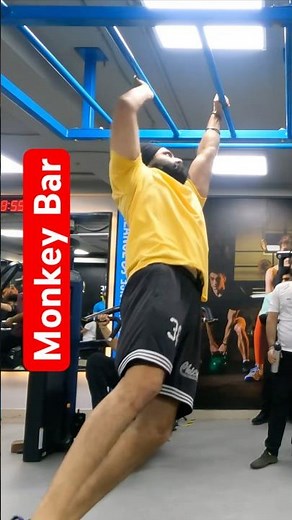 "Monkey Bar Hanging Walk Challenge – Grip Strength & Core Test!