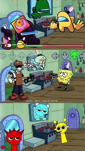 Mr Krabs Angry all mod - Impostor vs Garcello vs Sprunki - Friday Night Funkin' Game