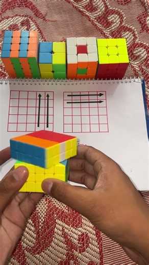 5x5 Cube Solve Secret Trick Part-144 🥰🫂