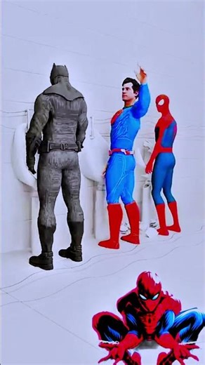 Spiderman vs Superman vs Deadpool | Pee Challenge 2 | Marvel Animation.#spiderman​,#superman​,#deadp