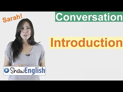 English Conversation Introduction