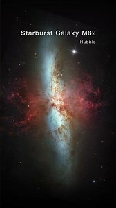 Messier 82 — James Webb and Hubble Space Telescope #shorts